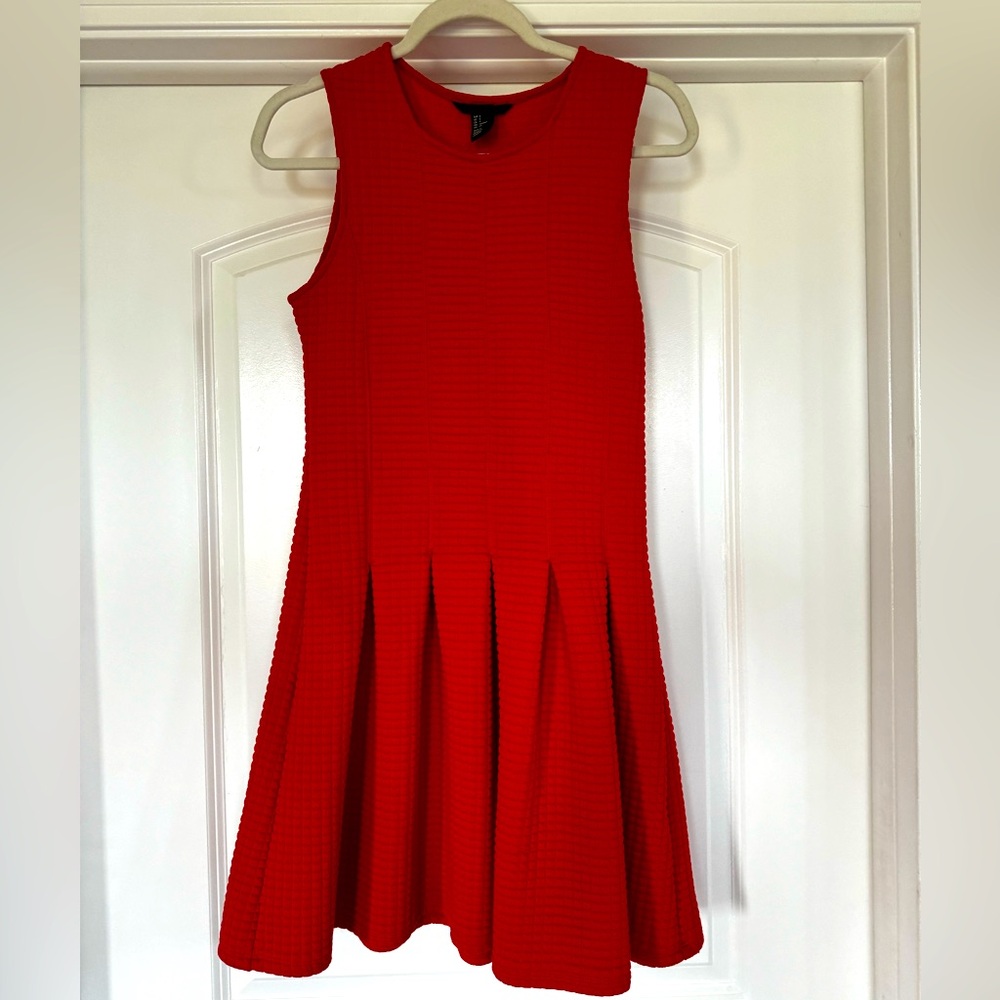 H&M Waffled Fabric Mini Dress